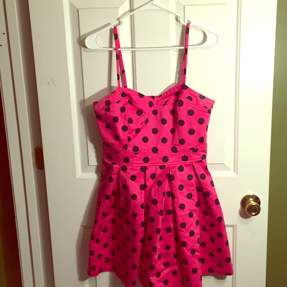 Macy’s Marilyn Monroe Pink Polka Dot Dress